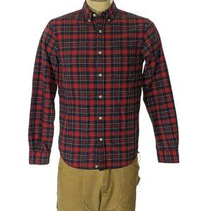 Ralph Lauren Denim & Supply Cotton Plaid Button Down Shirt Sz S EUC